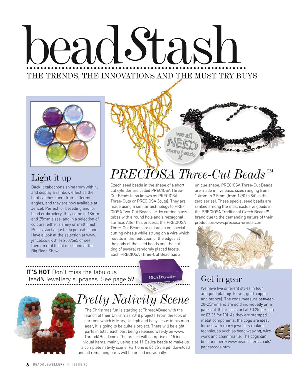 Bead & Jewellery Magazine Preview Pages