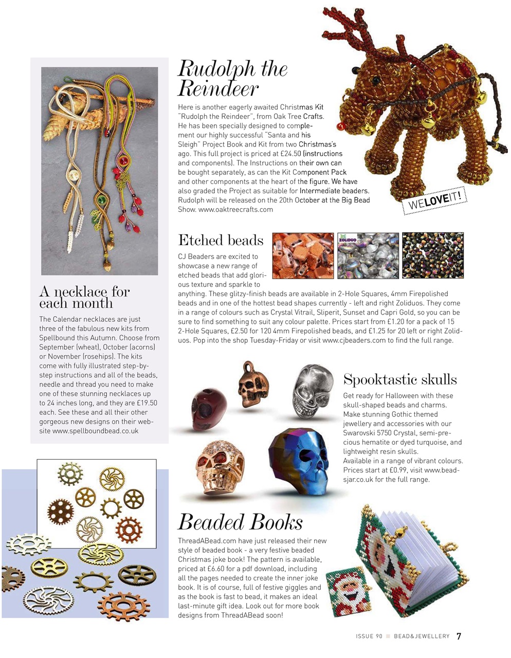 Bead & Jewellery Magazine Preview Pages