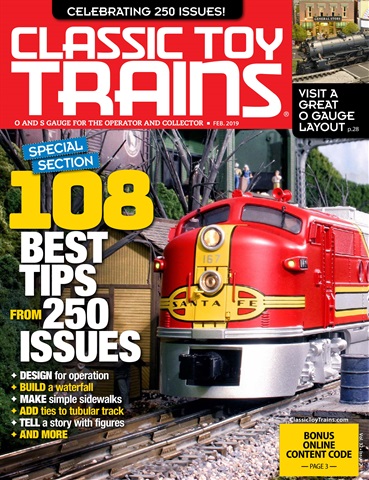 Classic Toy Trains issue February 2019
