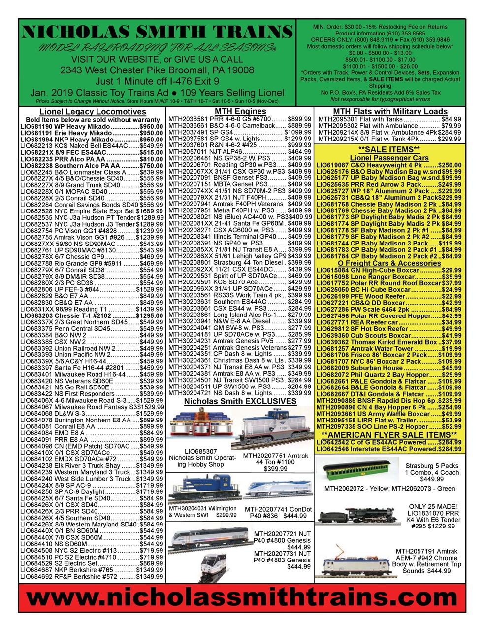 Classic Toy Trains Preview Pages