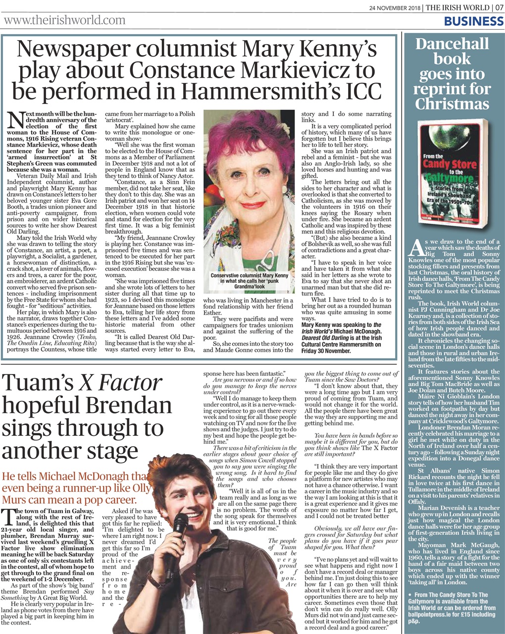 Irish World Preview Pages