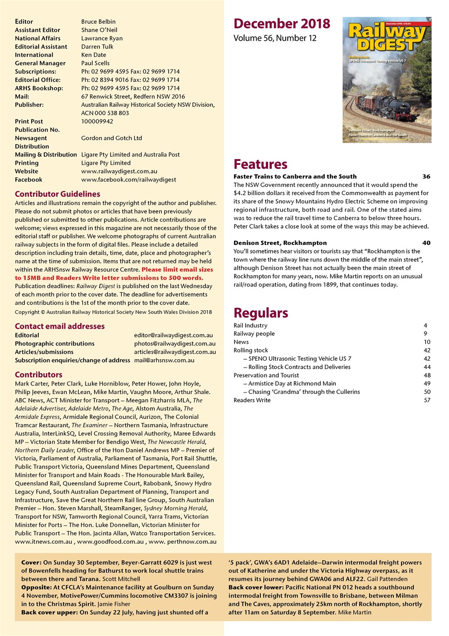 Railway Digest Preview Pages