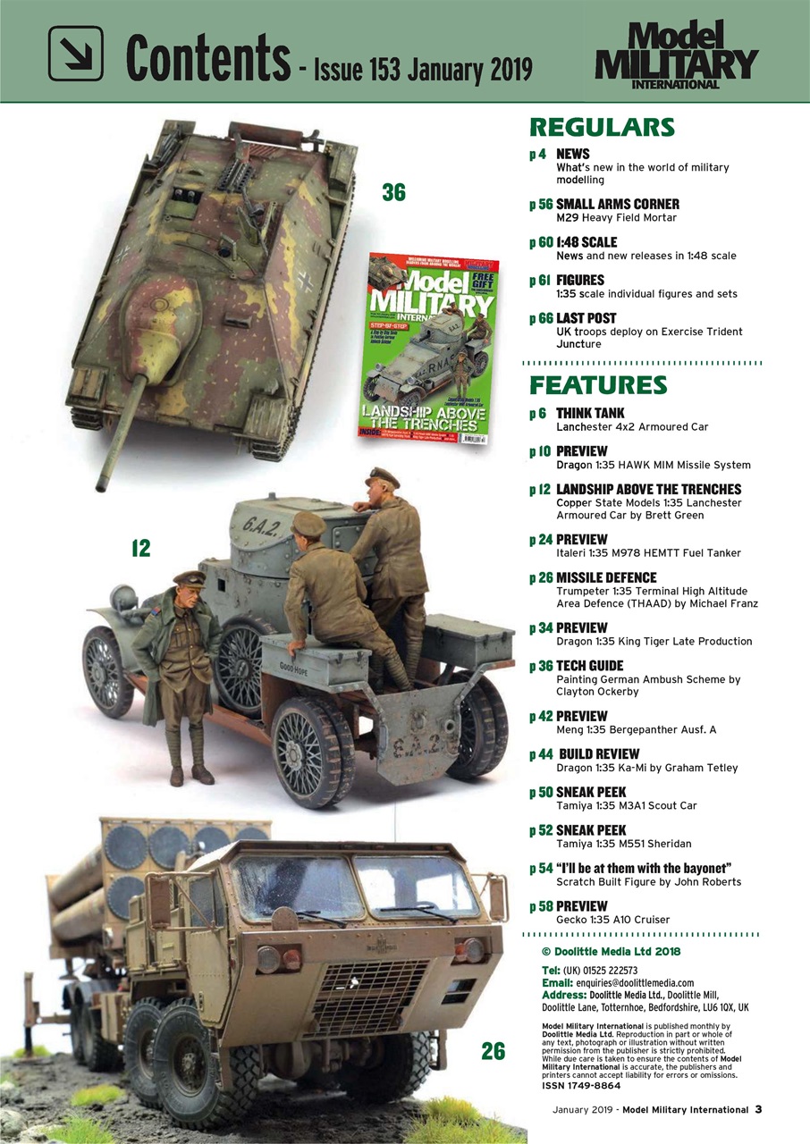 Military Modelling International Magazine Preview Pages