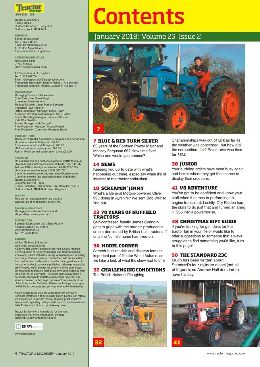 Tractor & Machinery Preview Pages