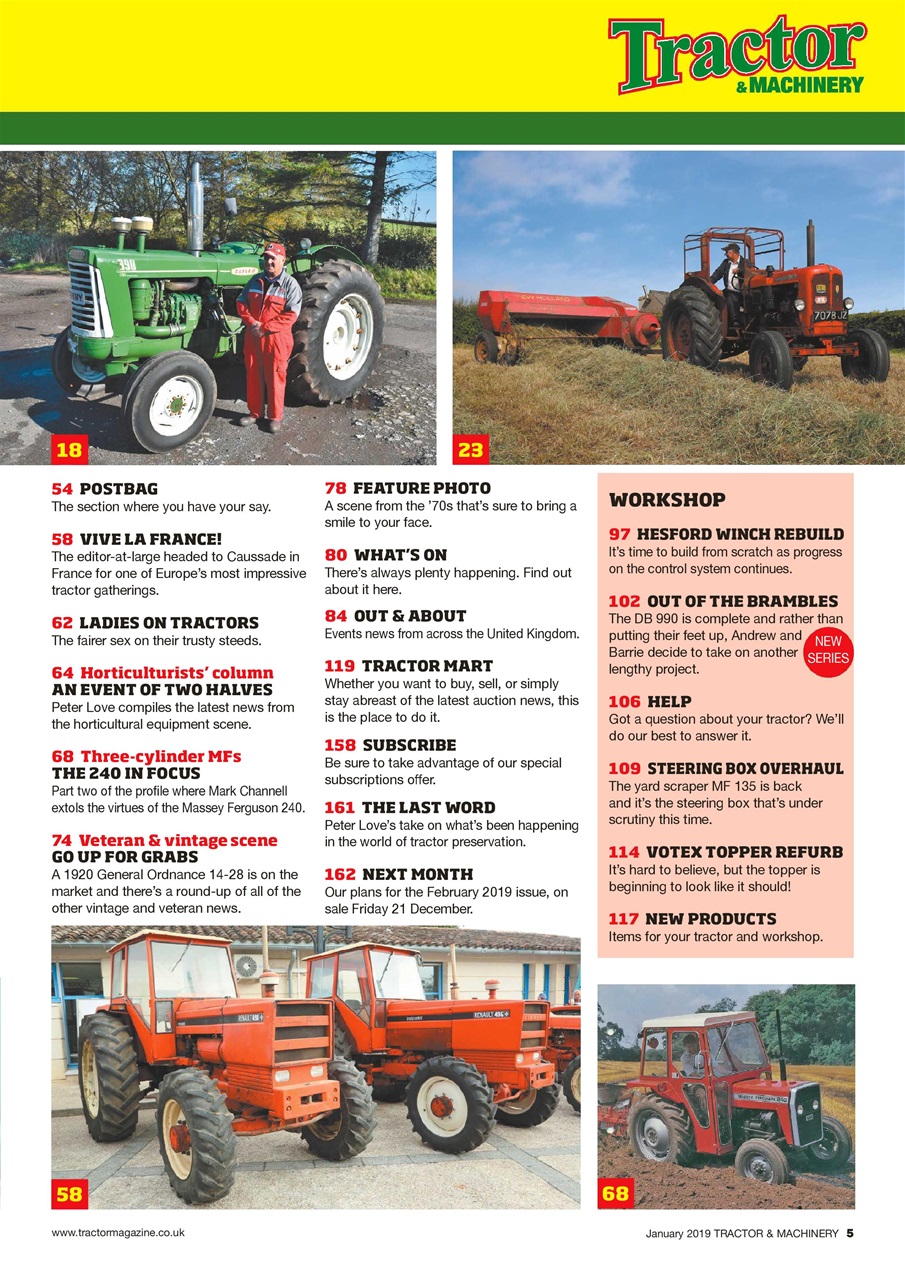 Tractor & Machinery Preview Pages