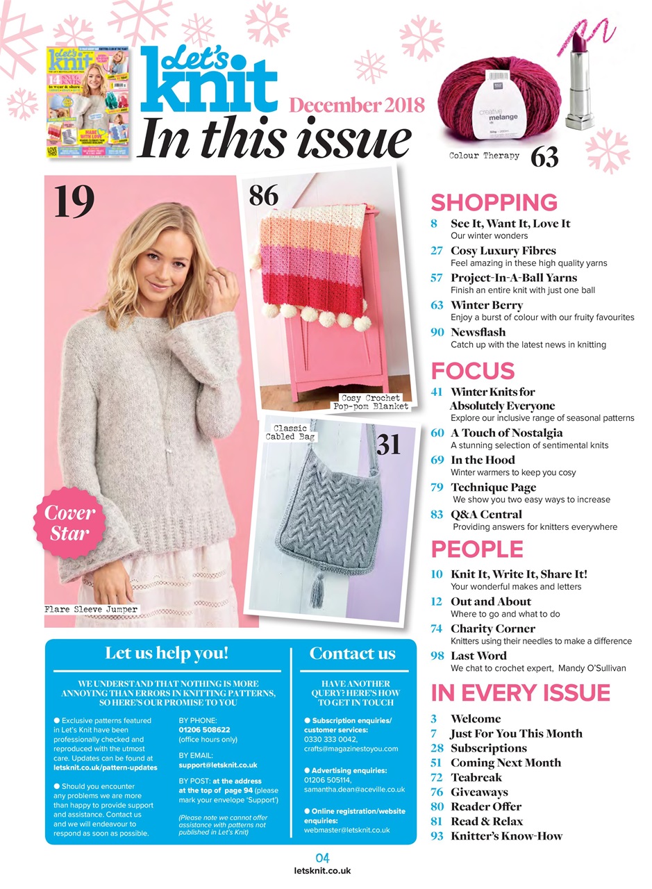 Let's Knit Preview Pages