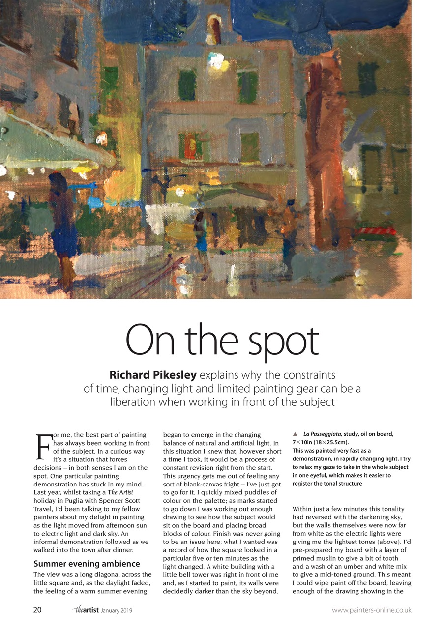 The Artist Preview Pages