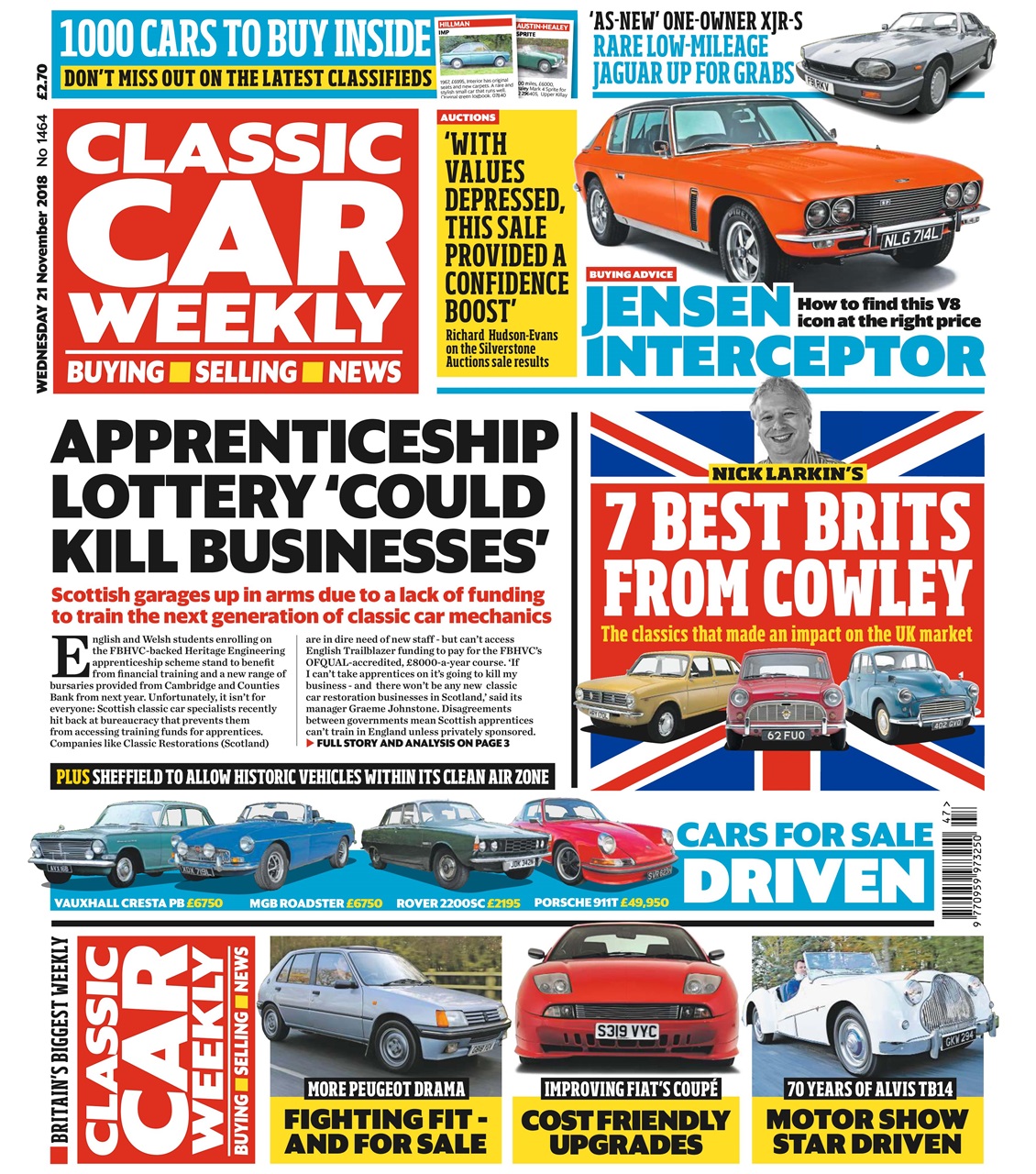 Classic Car Weekly Preview Pages