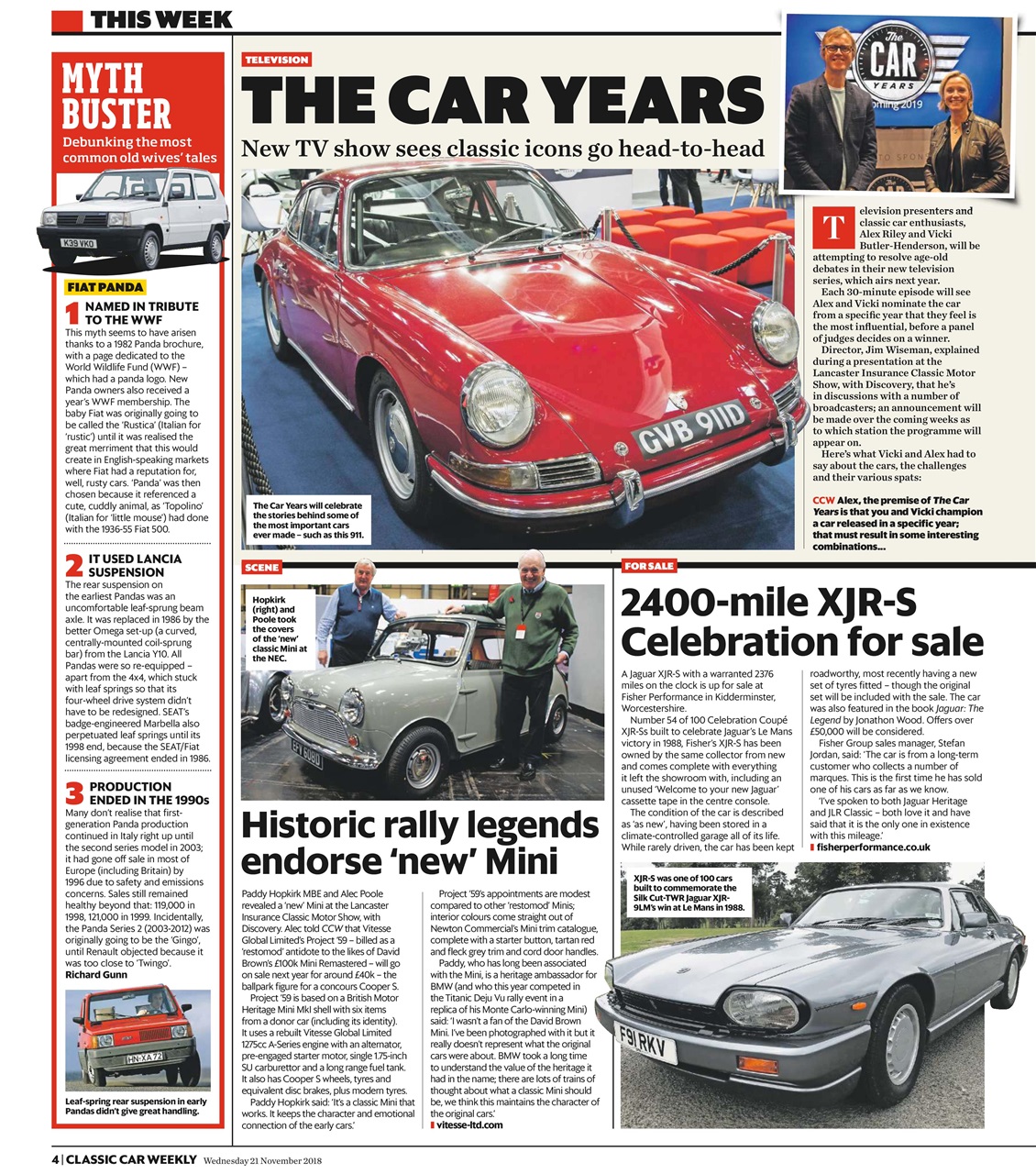 Classic Car Weekly Preview Pages