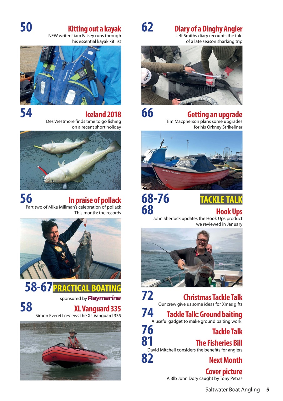 Saltwater Boat Angling Preview Pages
