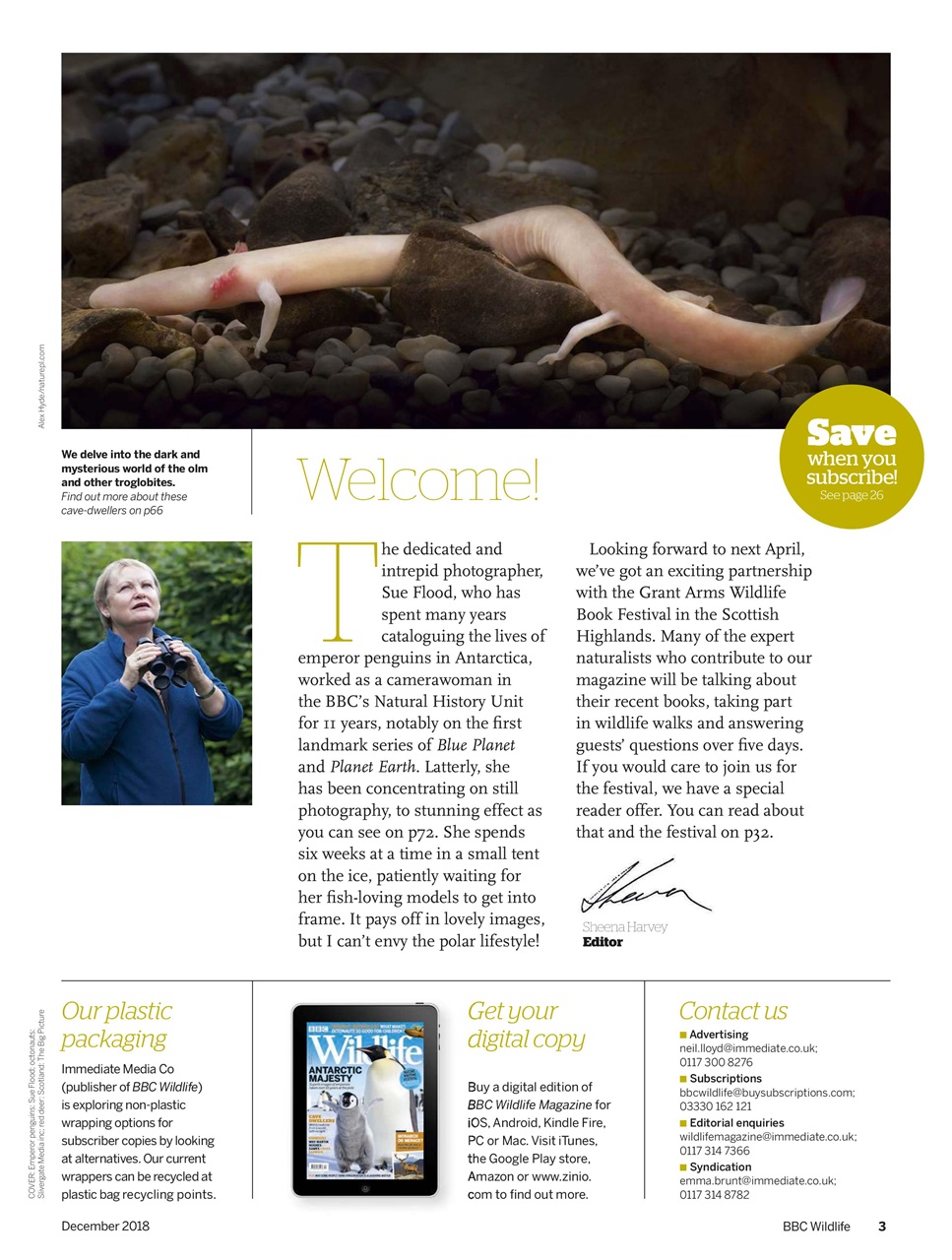 BBC Wildlife Magazine Preview Pages