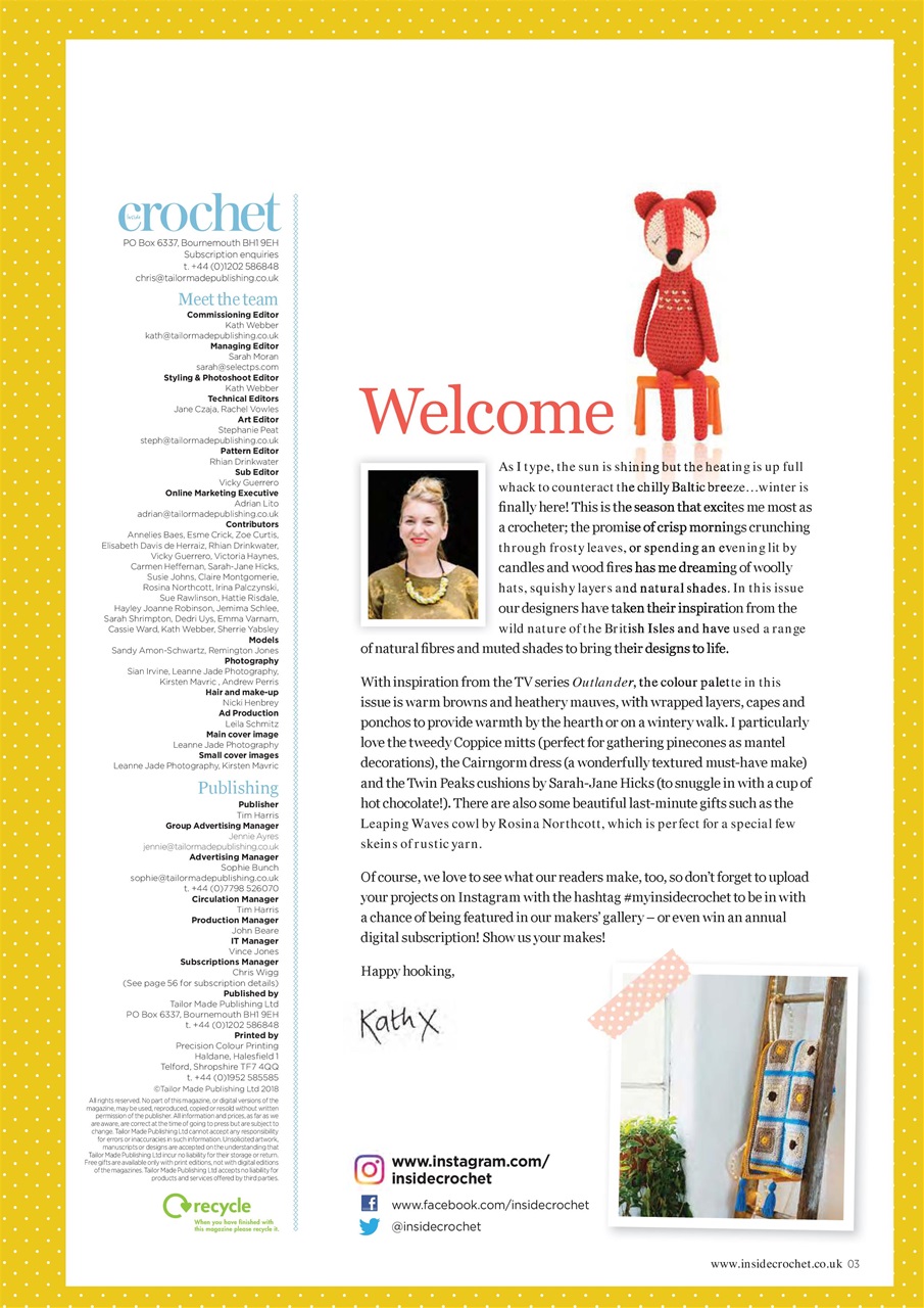 Inside Crochet Preview Pages