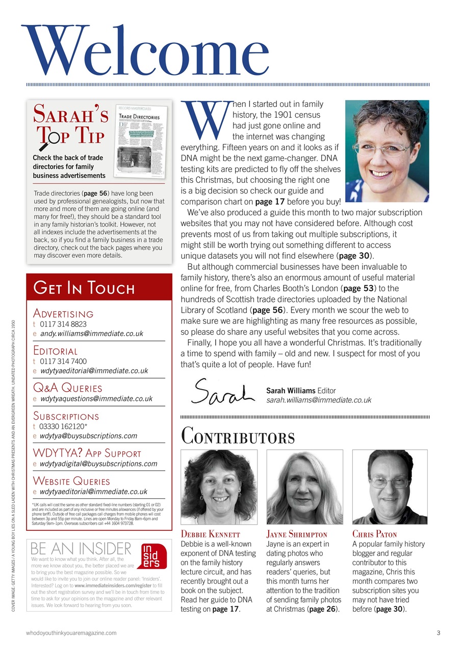 Who Do You Think You Are? Preview Pages