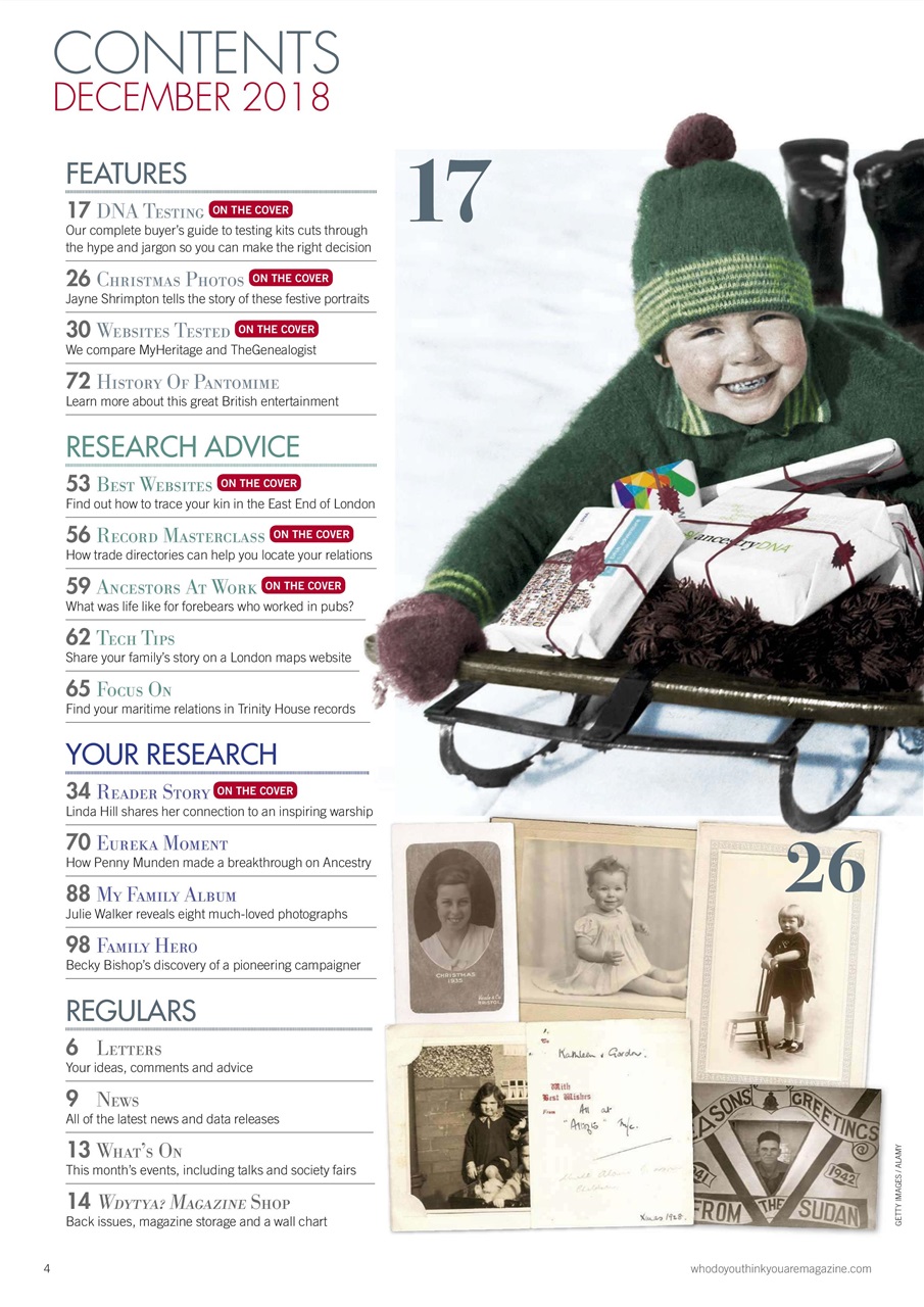 Who Do You Think You Are? Preview Pages