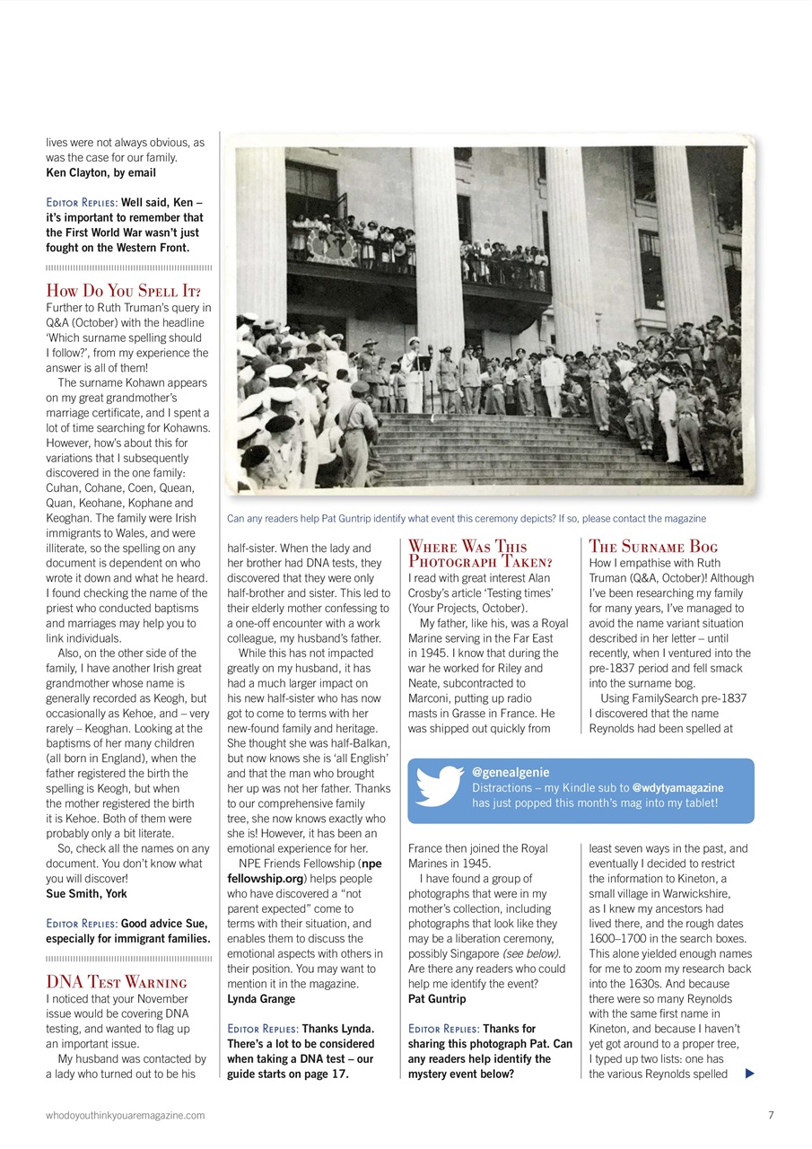 Who Do You Think You Are? Preview Pages