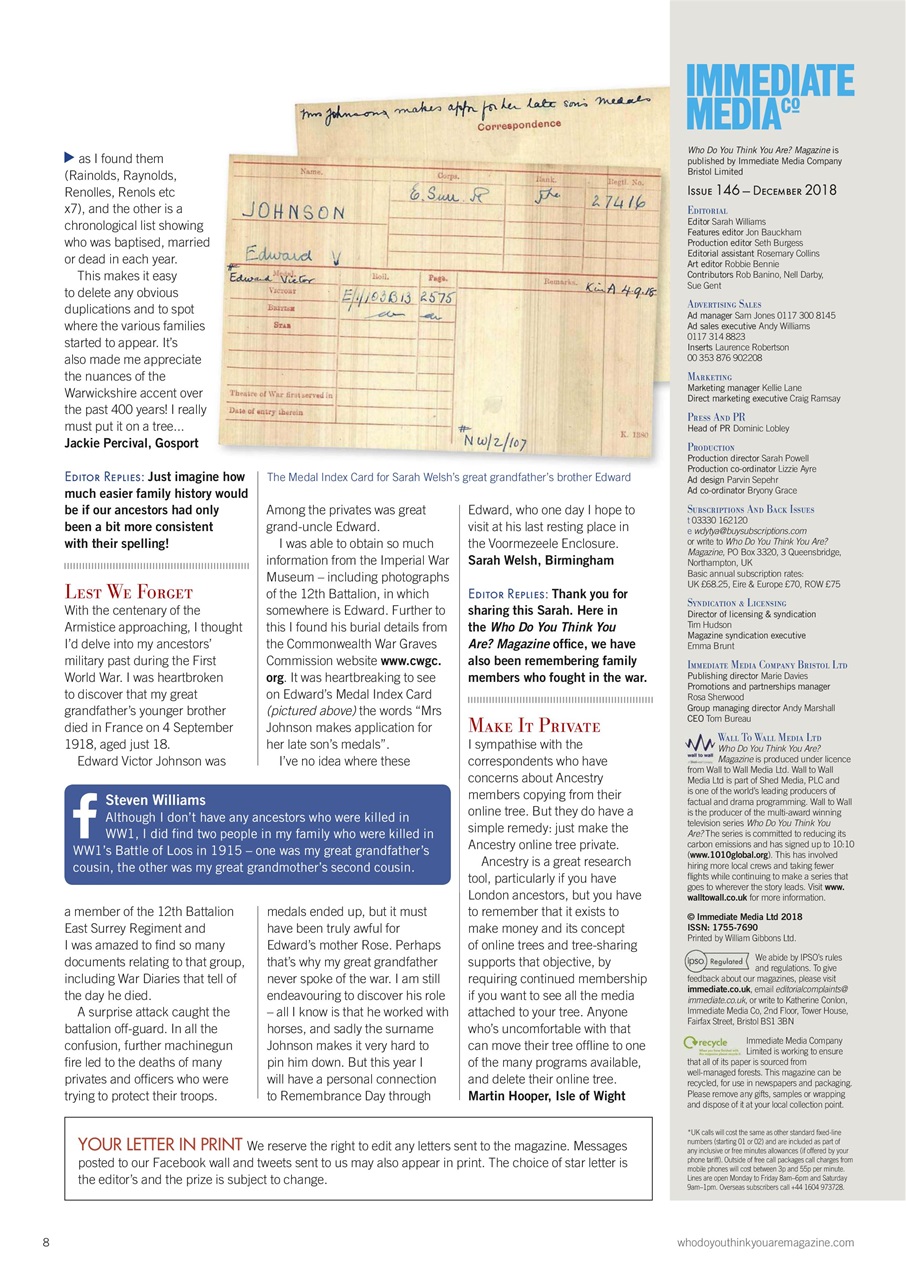 Who Do You Think You Are? Preview Pages