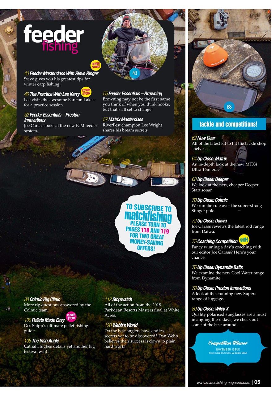 Match Fishing Preview Pages