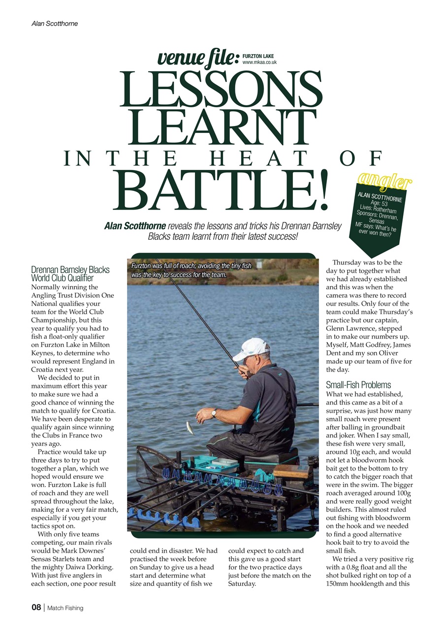 Match Fishing Preview Pages
