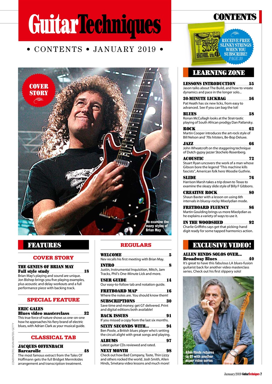 Guitar Techniques Preview Pages