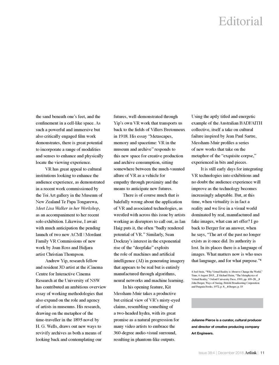 Artlink Magazine Preview Pages