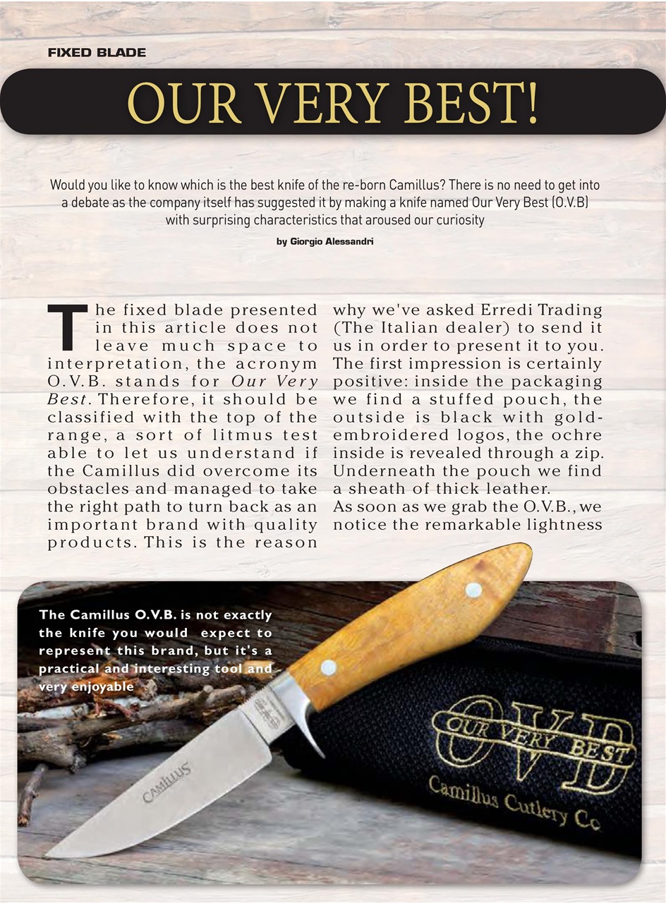 KNIVES INTERNATIONAL Preview Pages