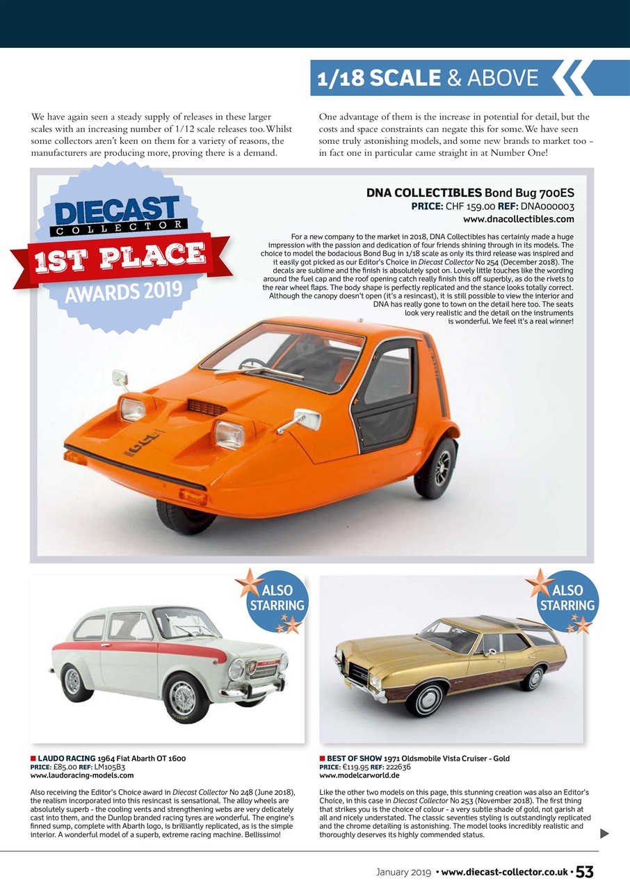 Diecast Collector Preview Pages