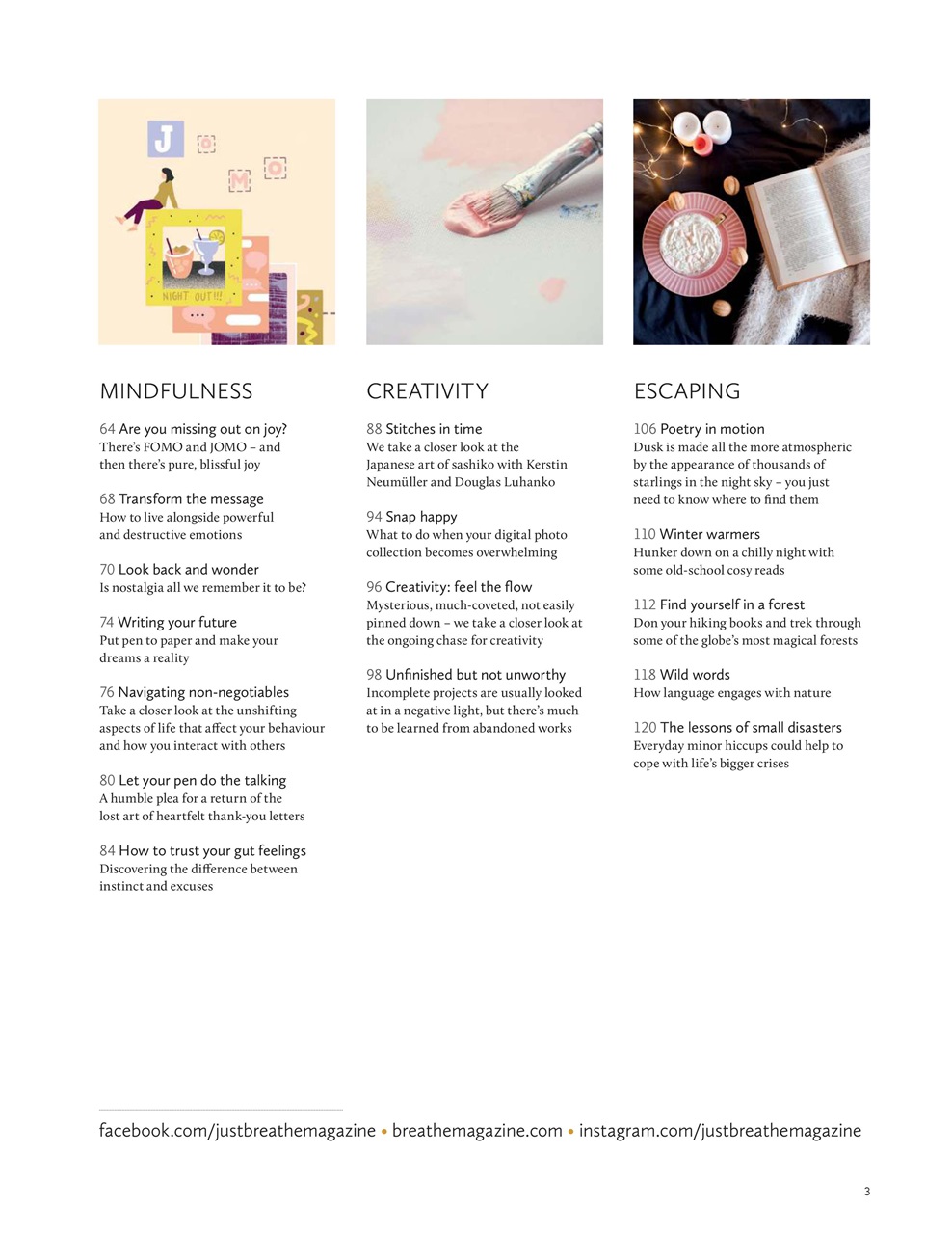 Breathe Preview Pages