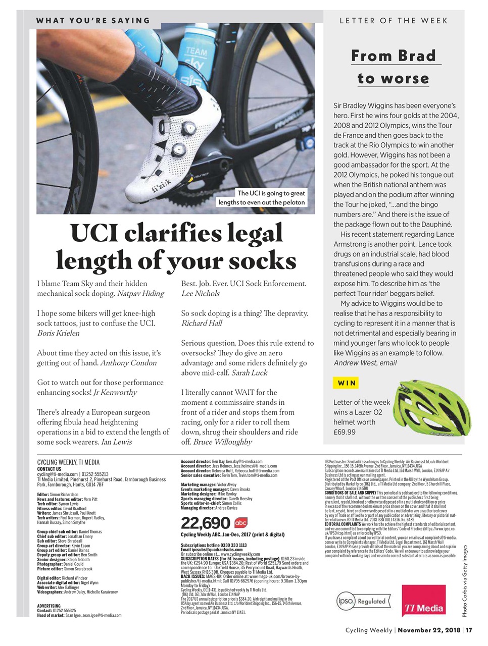 Cycling Weekly Preview Pages