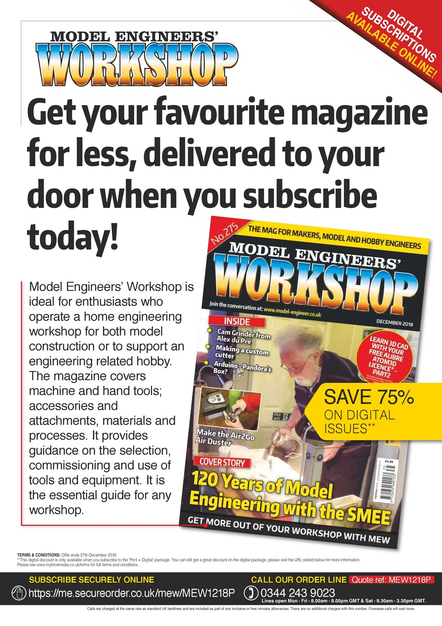 Model Engineer & Workshop Magazine Preview Pages