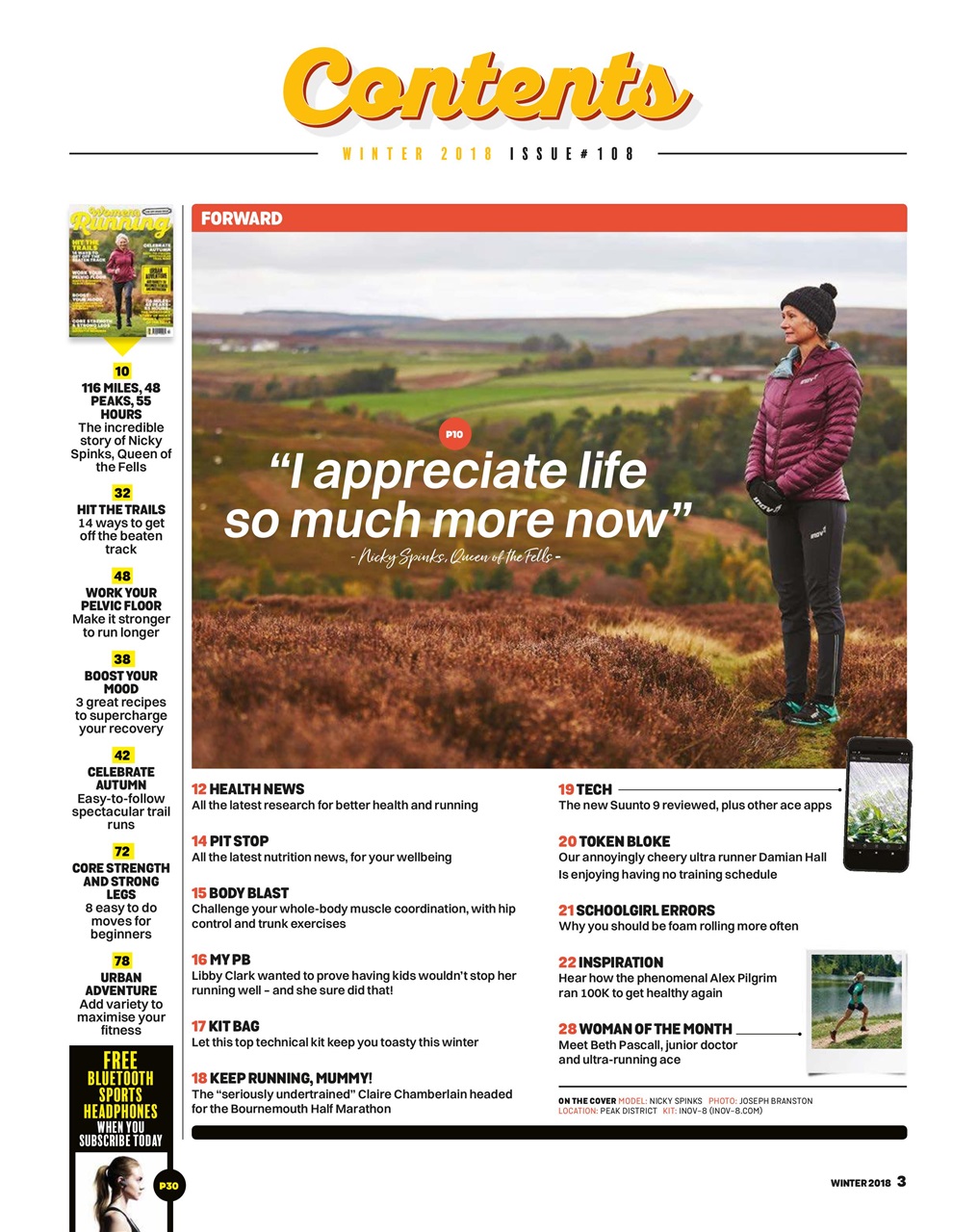 Women’s Running Preview Pages