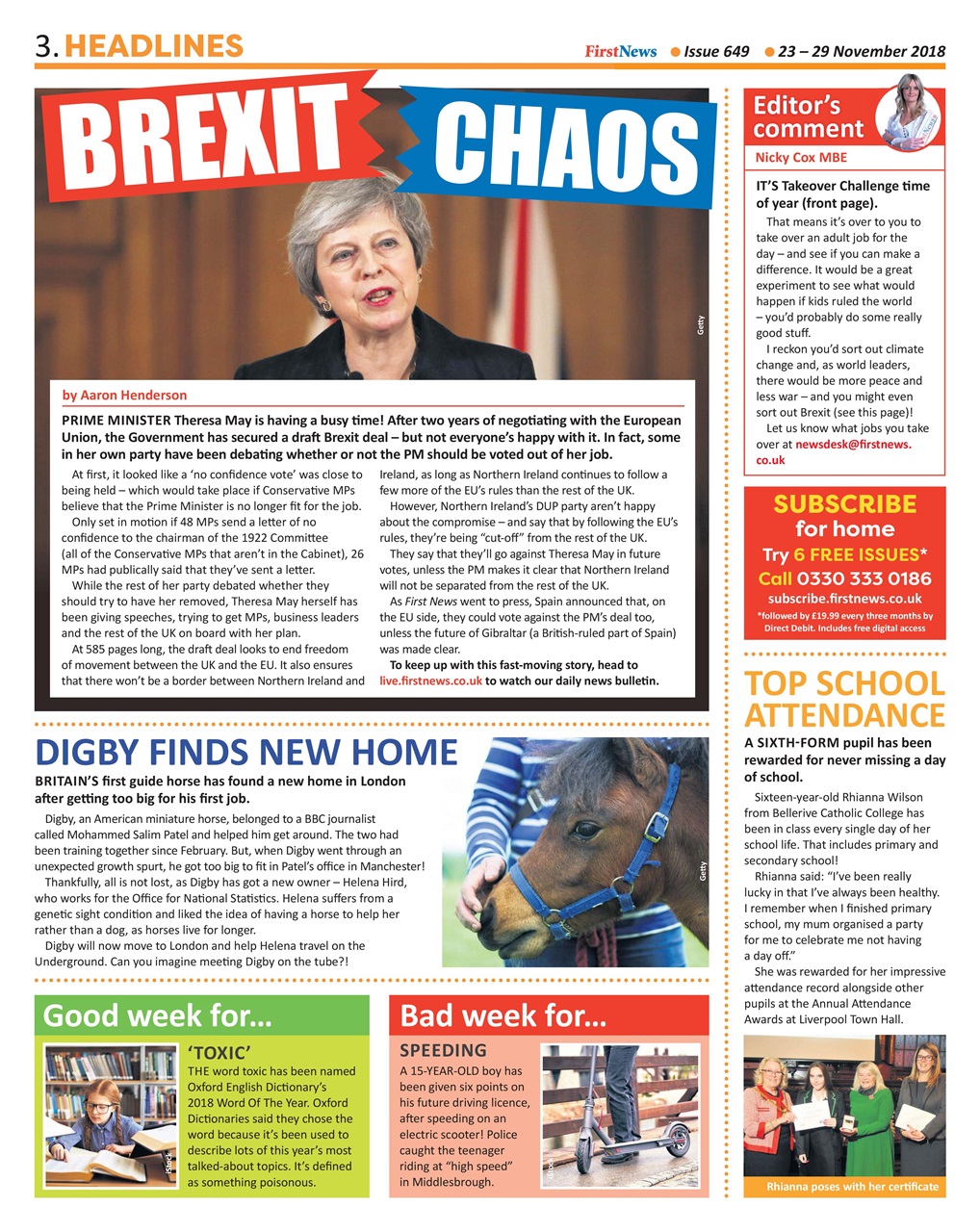 First News Preview Pages