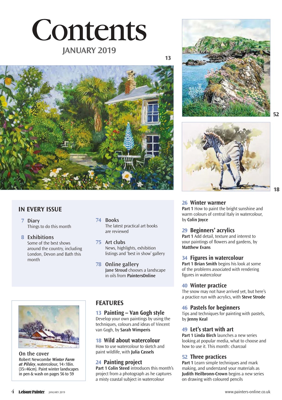 Leisure Painter & The Artist Preview Pages