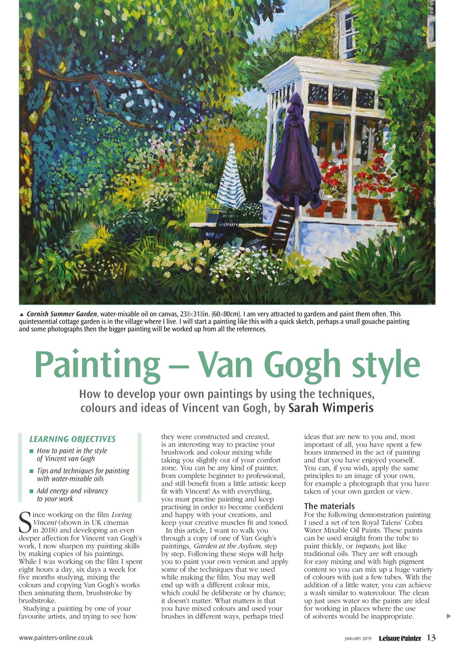 Leisure Painter & The Artist Preview Pages