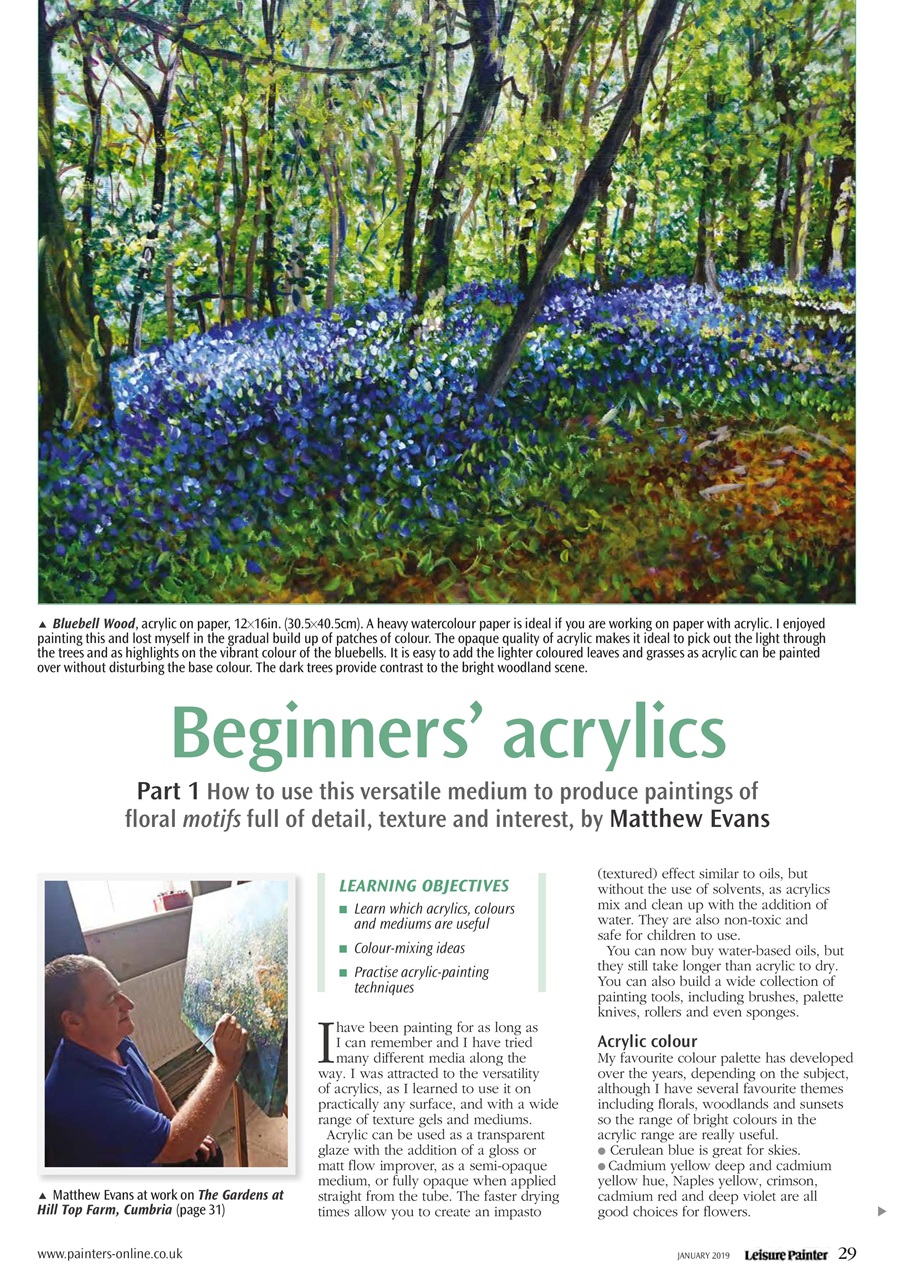 Leisure Painter & The Artist Preview Pages