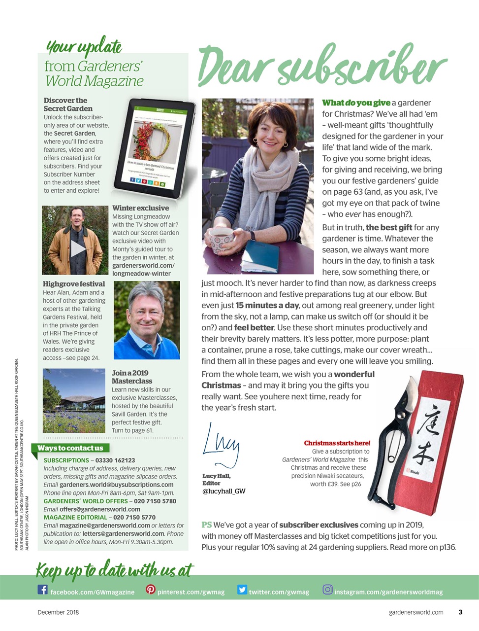 BBC Gardeners’ World Magazine Preview Pages