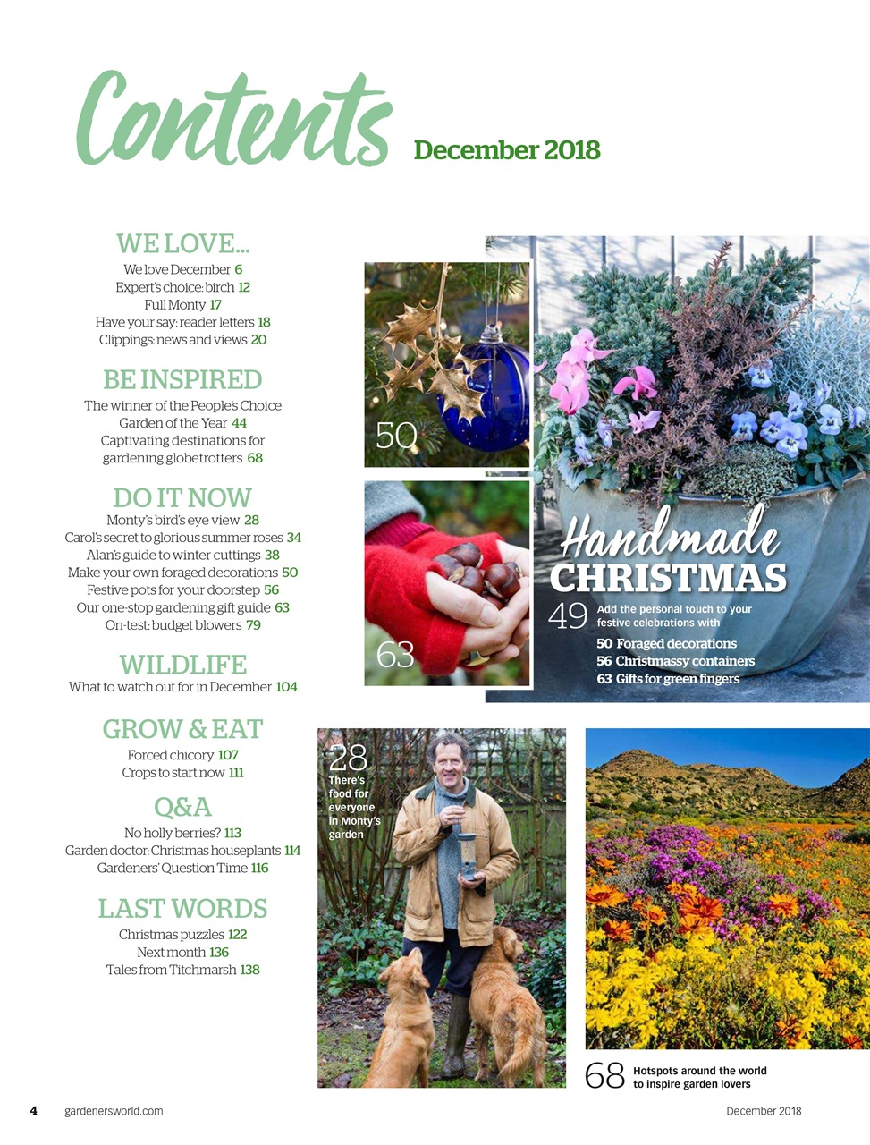 BBC Gardeners’ World Magazine Preview Pages