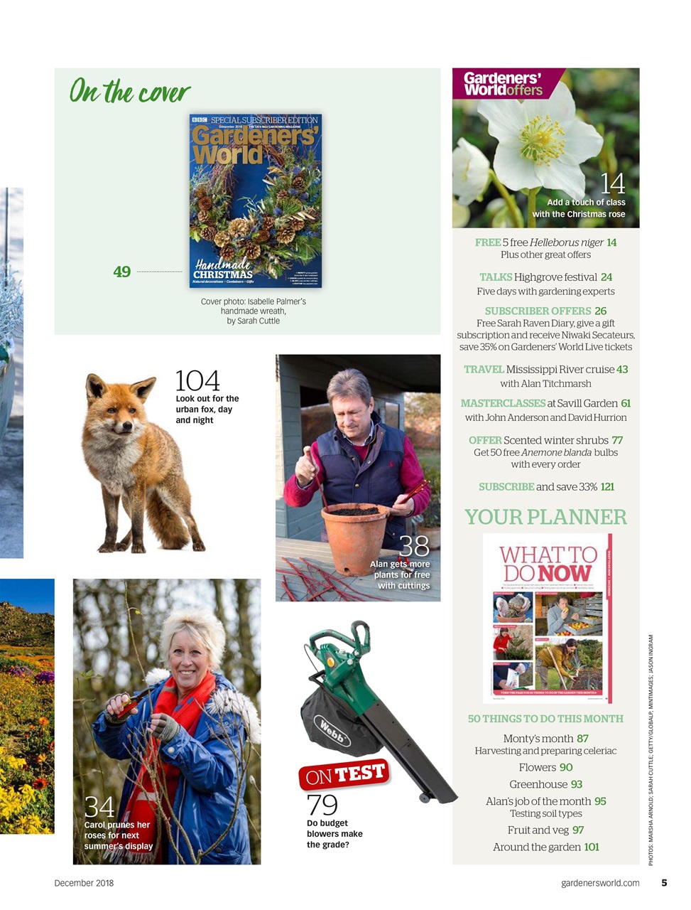 BBC Gardeners’ World Magazine Preview Pages