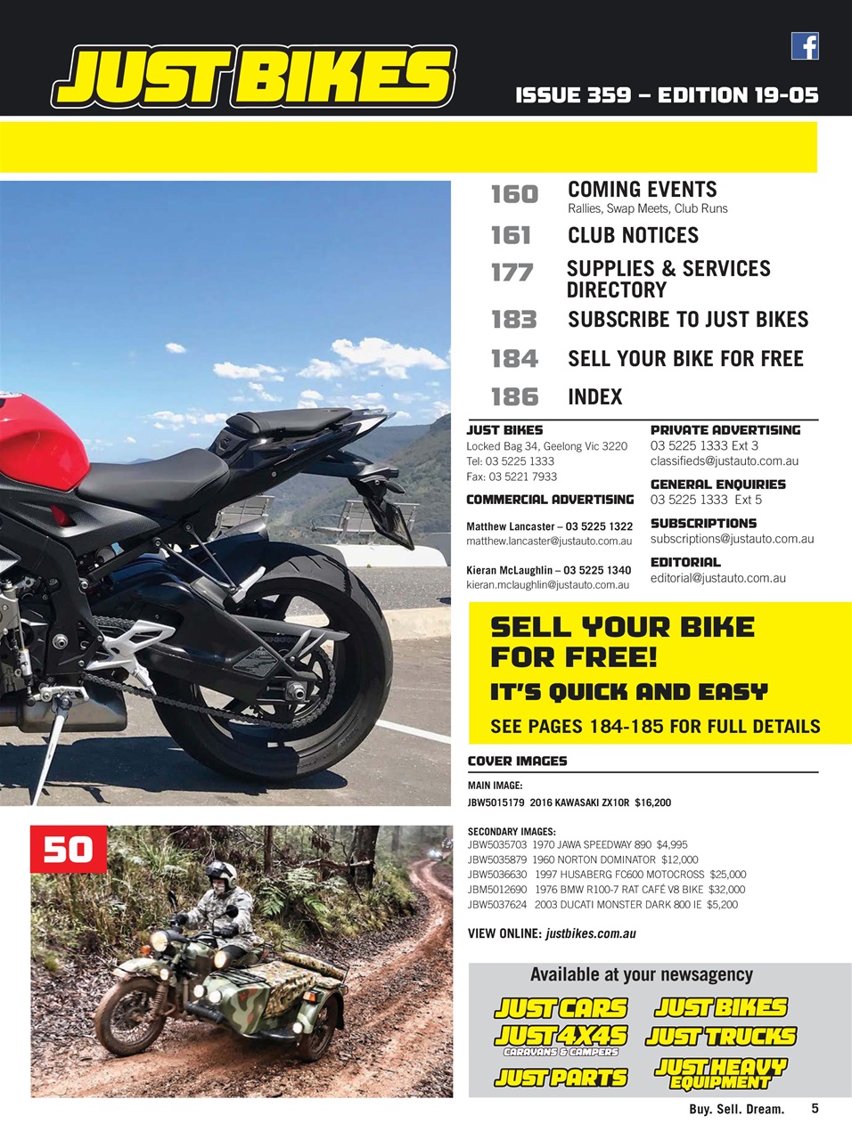 JUST BIKES Preview Pages