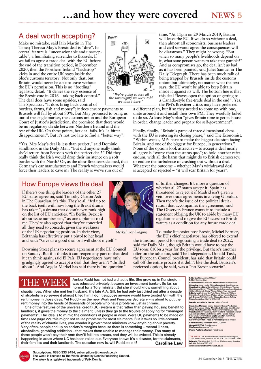 The Week Preview Pages
