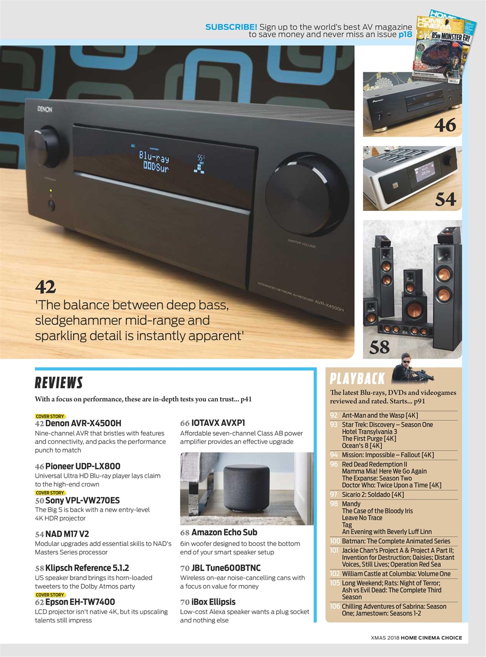 Home Cinema Choice Preview Pages