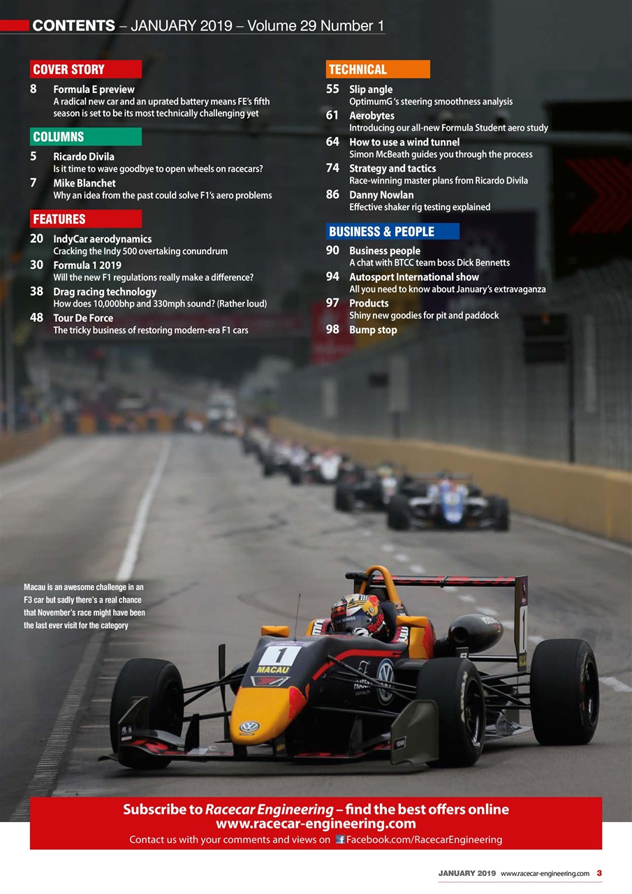 Racecar Engineering Preview Pages
