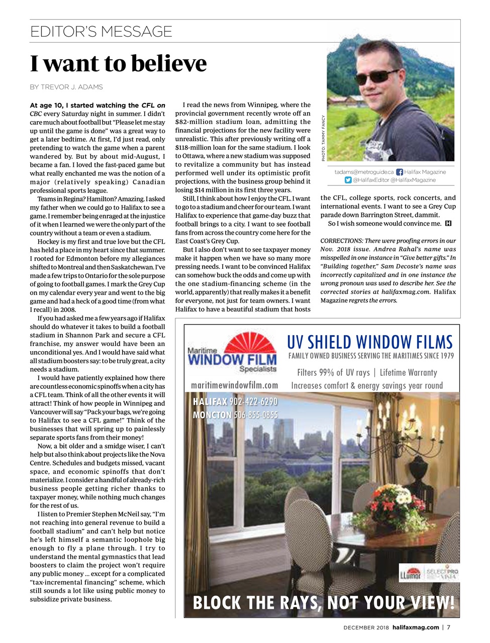 Halifax Magazine Preview Pages