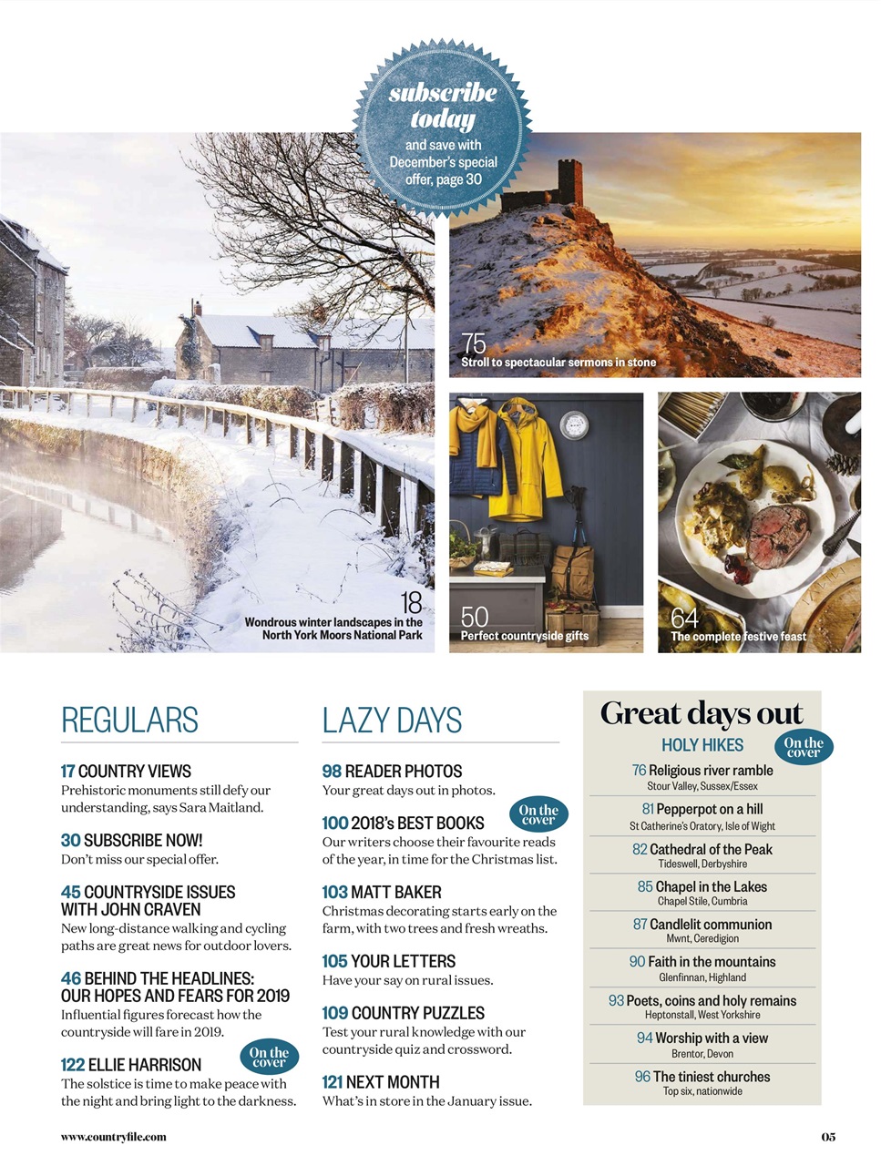 BBC Countryfile Magazine Preview Pages