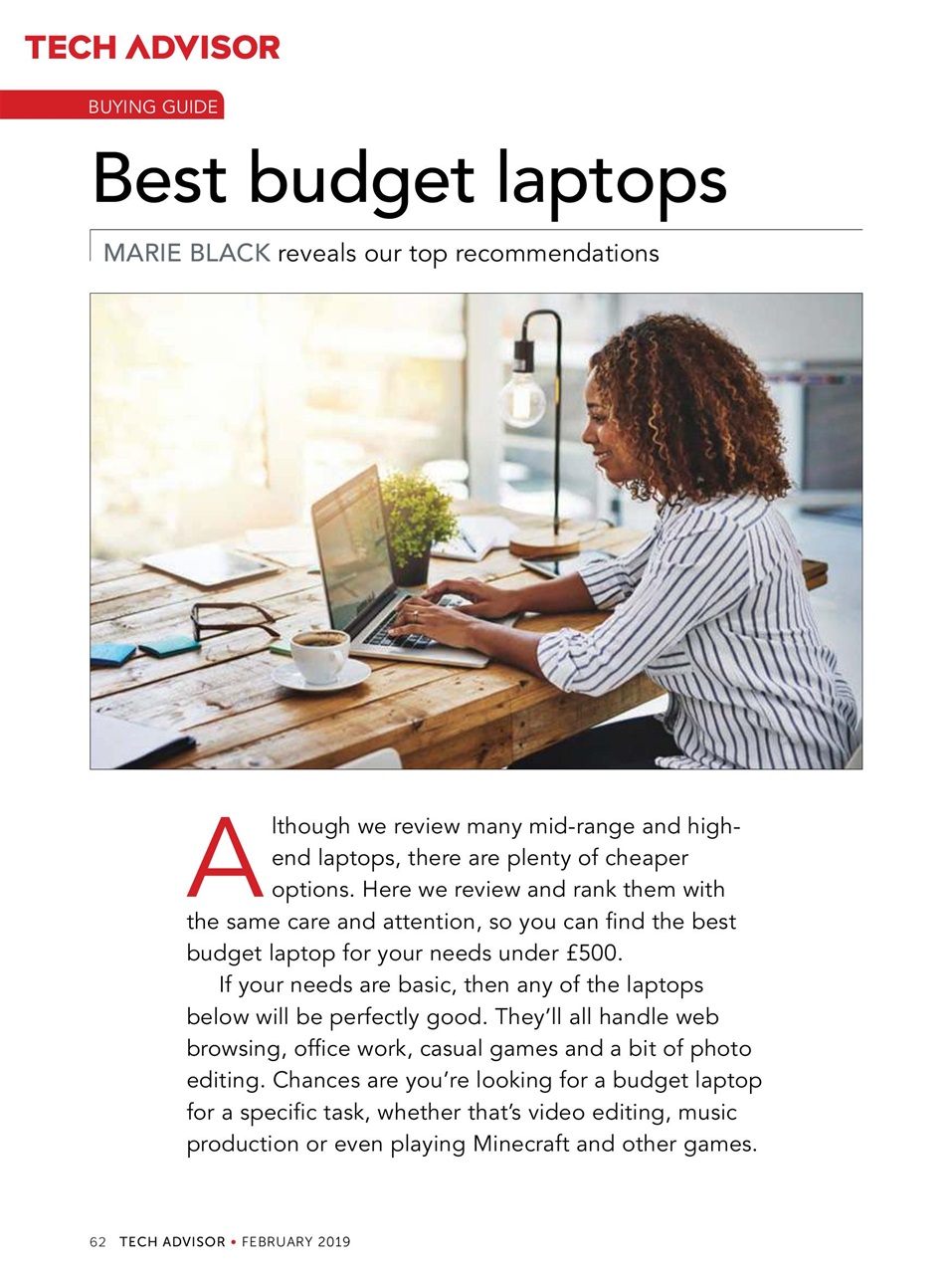 Tech Advisor Preview Pages