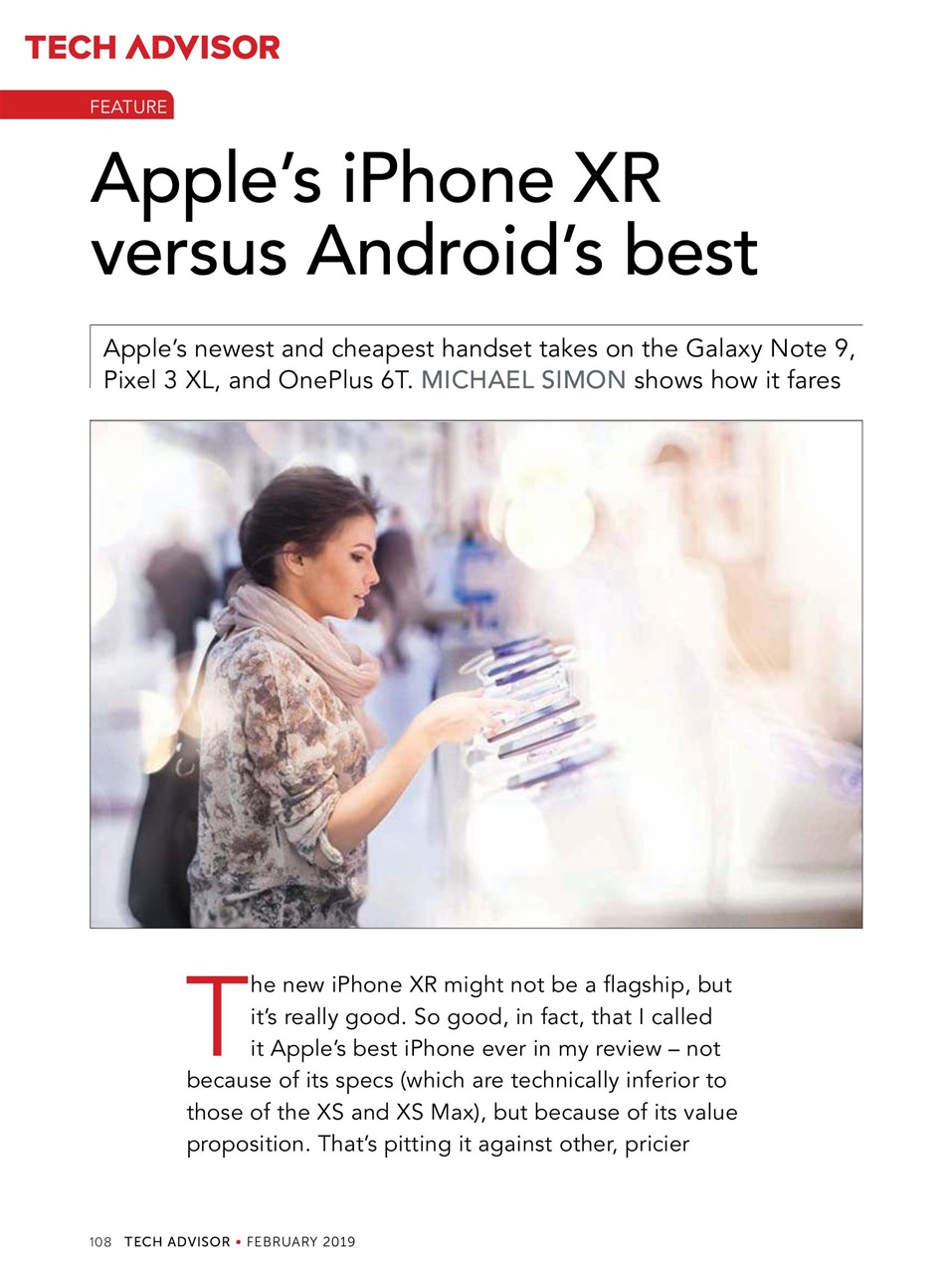 Tech Advisor Preview Pages