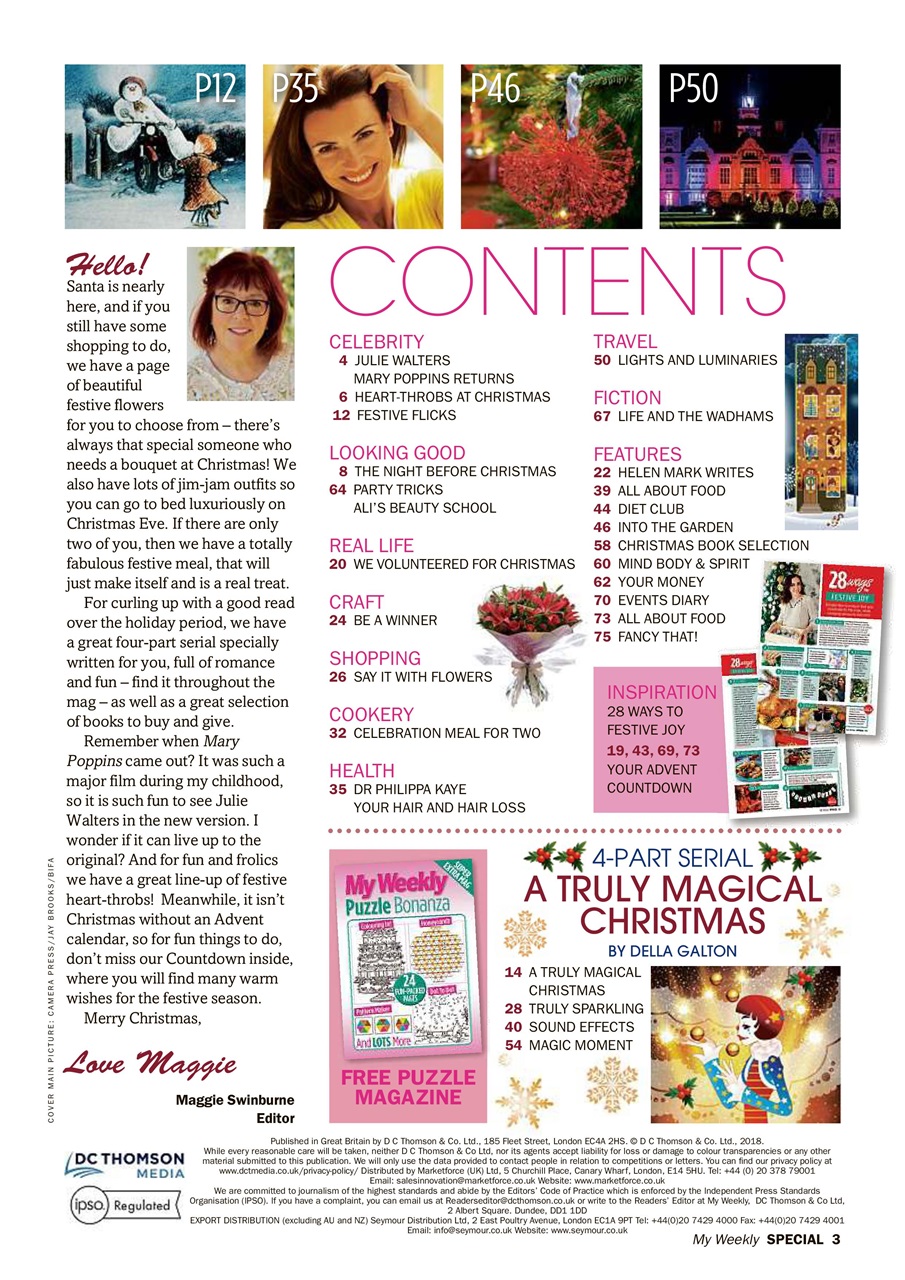 My Weekly Special Preview Pages