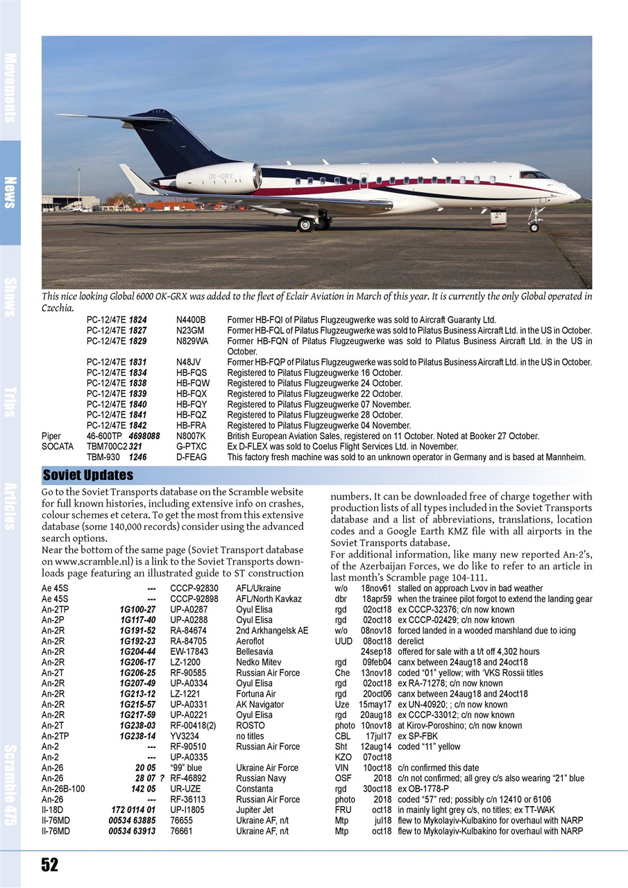 Scramble Magazine Preview Pages