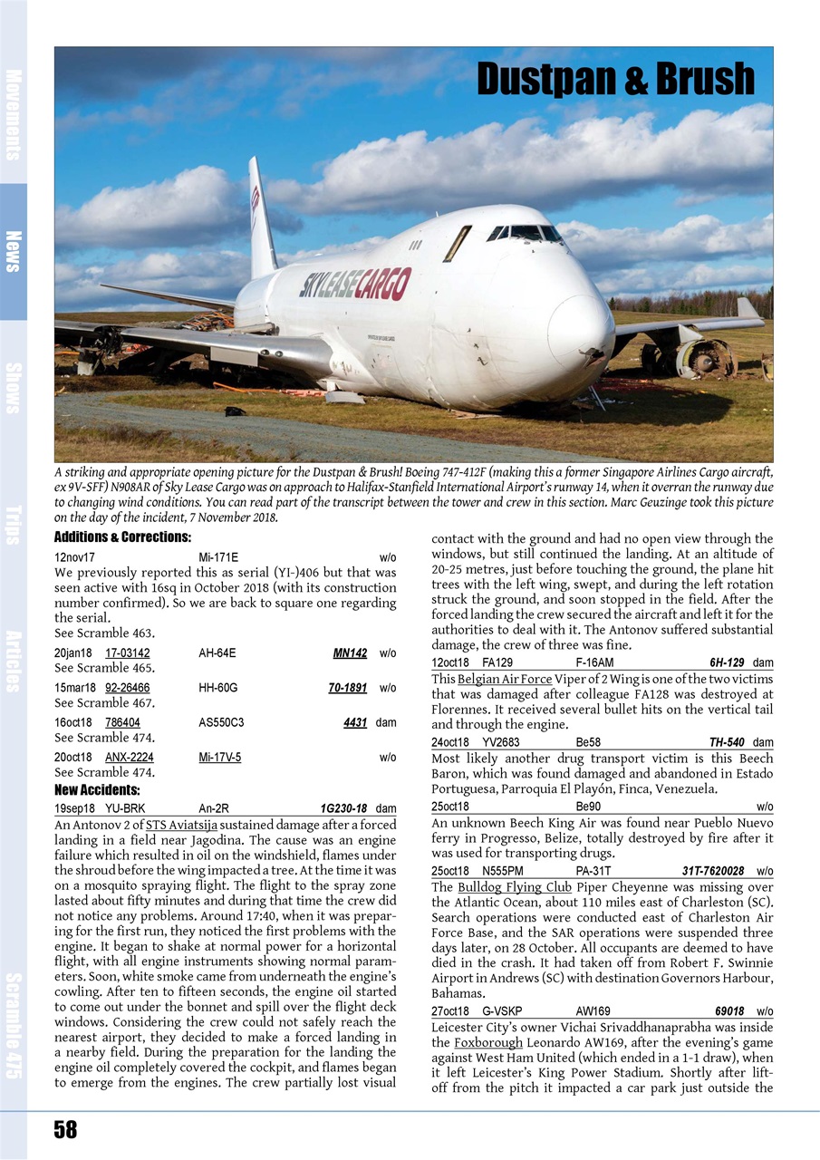 Scramble Magazine Preview Pages