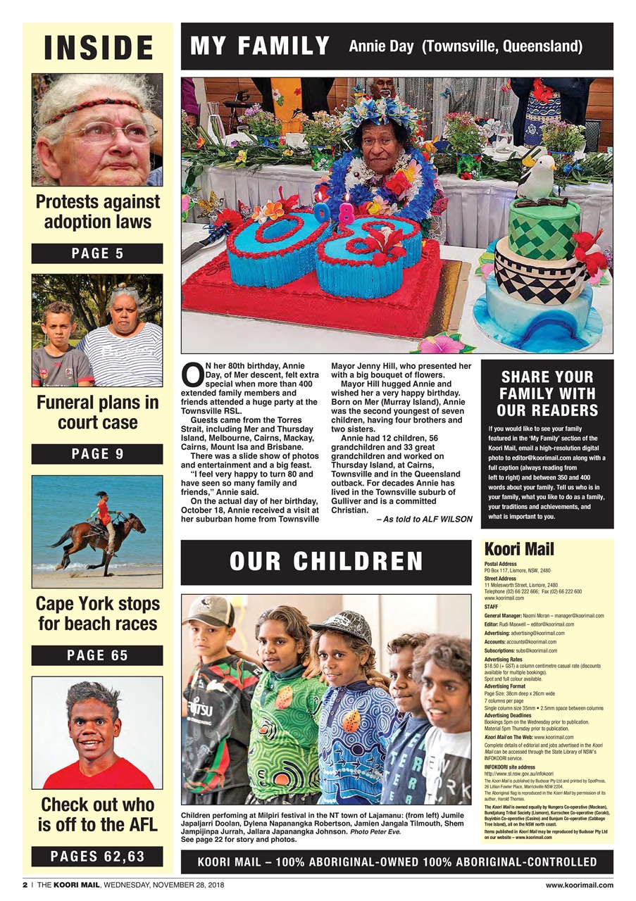 Koori Mail Preview Pages