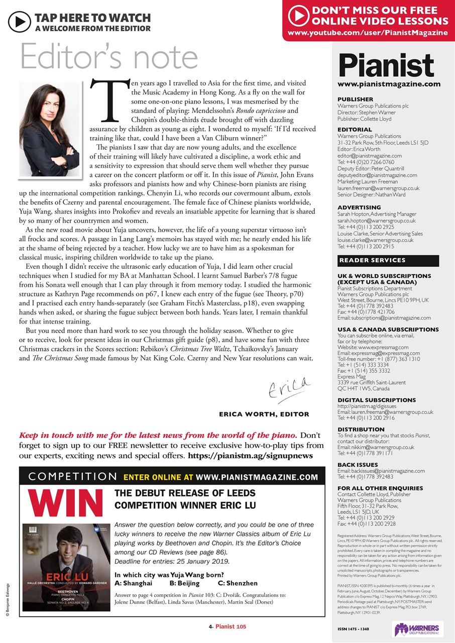 Pianist Preview Pages